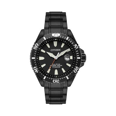 Men's carbon plated titanium super tough bracelet watch bn0147-57e